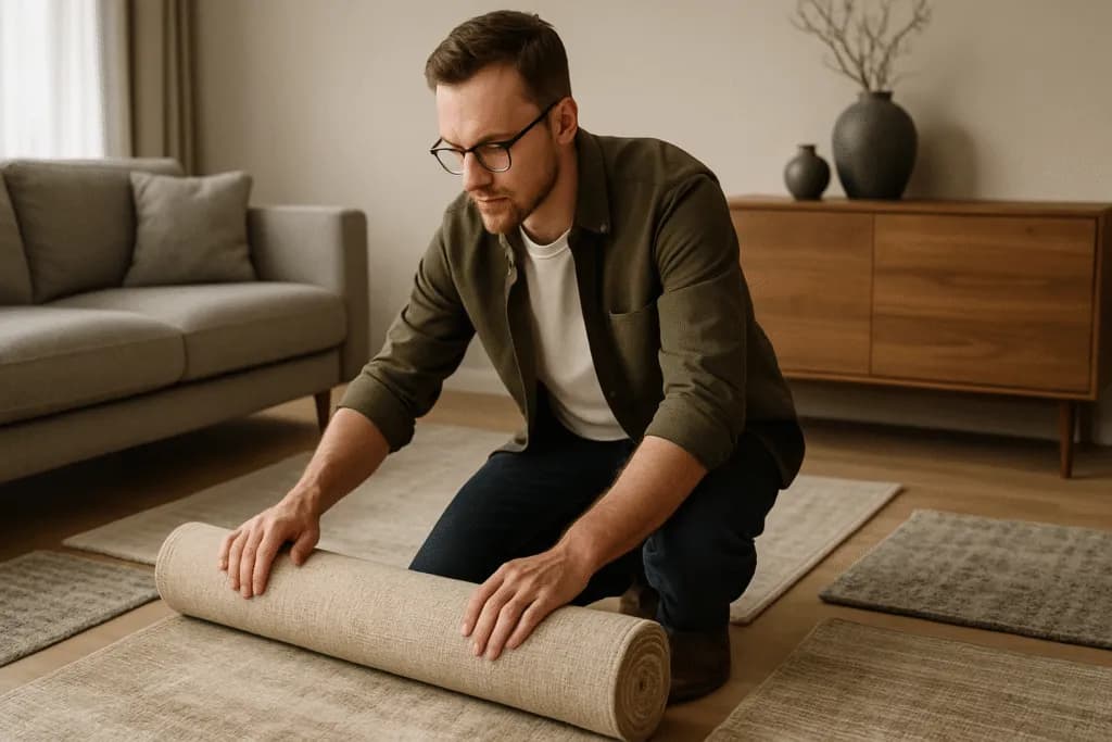 Jaki dywan do brązowej kanapy, aby uniknąć błędów w aranżacji?